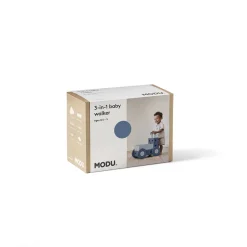 Modu 3-in-1 Walker, Foam Activity Toy - Deep Blue/Sky Blue