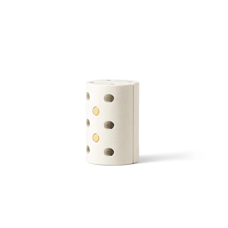 Modu Kids Stool, Sand Grey/ Honey Yellow