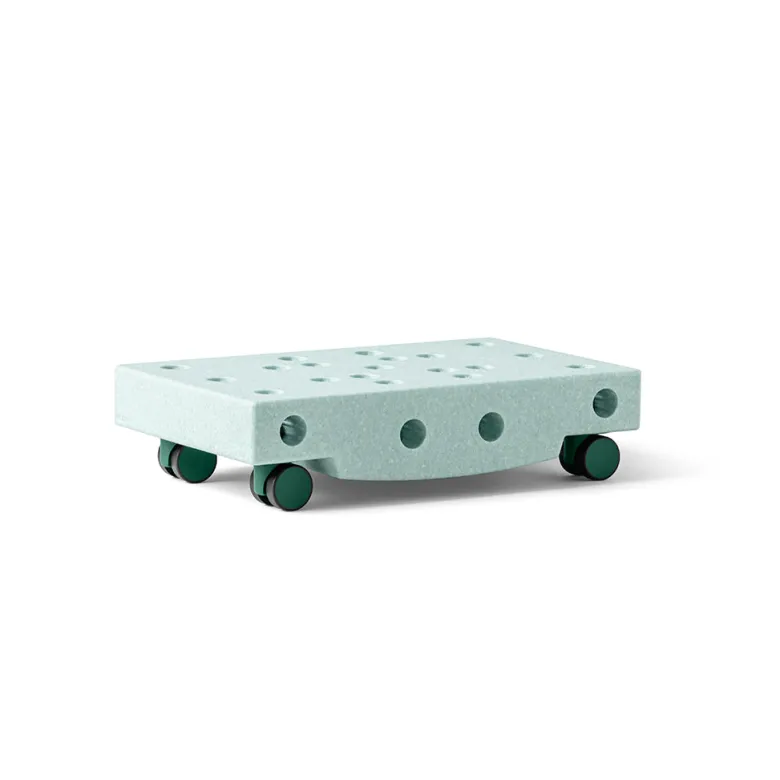 Modu Rolling Board, Foam Activity Toy, 5 Pieces - Ocean Mint/Forest Green
