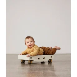 Modu Scooter Board, Foam Activity Toy, 5 Pieces - Sand Grey / Honey Yellow