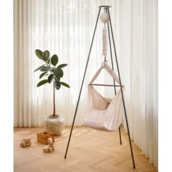 Moonboon Classic Bundle: Cradle Hammock with Connect Classic Motor and Stand - Nature