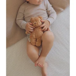 Moonie 2.0, Organic Humming Bunny with Pink Noise and Lamp - Cappuccino