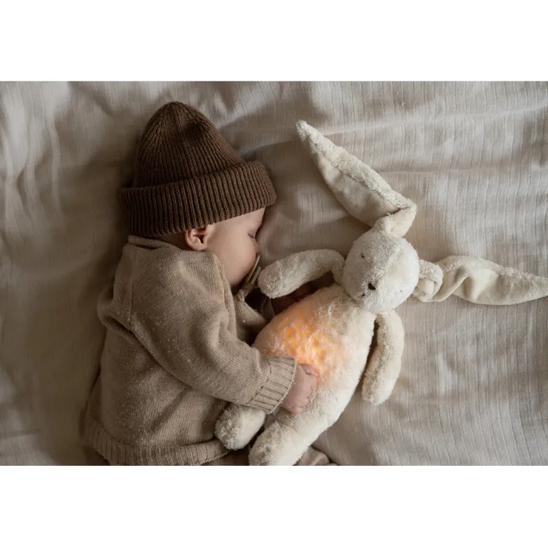 Moonie 2.0, Organic Humming Rabbit with Pink Noise and Lamp - Polar
