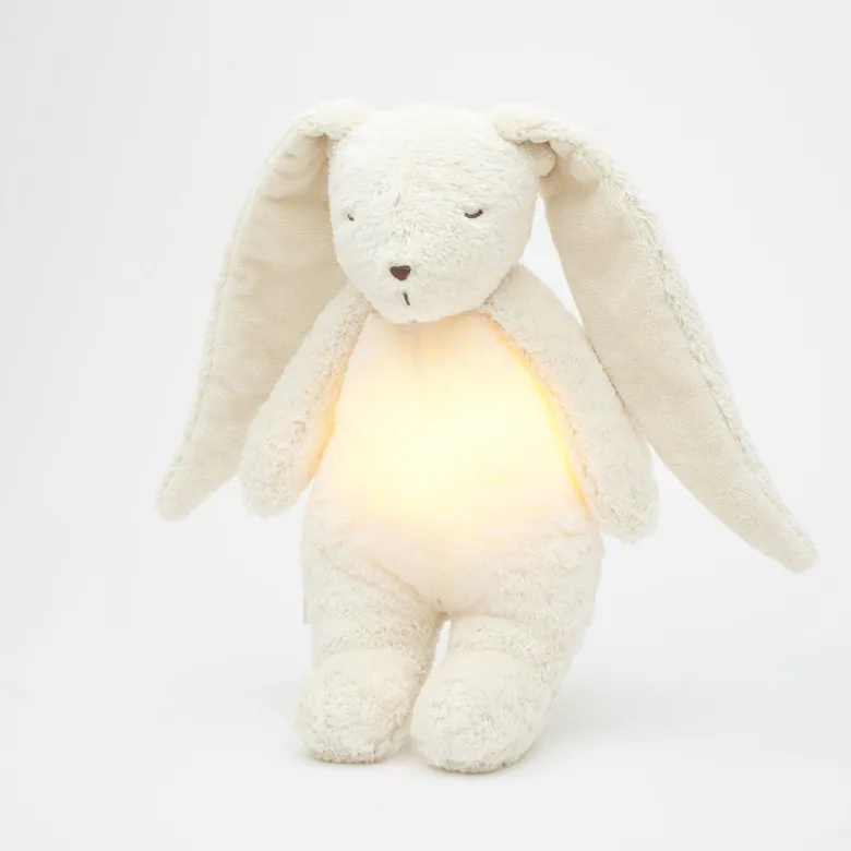 Moonie 2.0, Organic Humming Rabbit with Pink Noise and Lamp - Polar