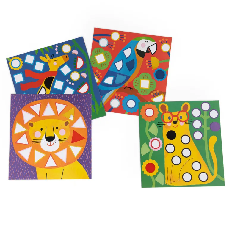 Moulin Roty - Stickers 300 pcs - Geometry - Les Toupitis
