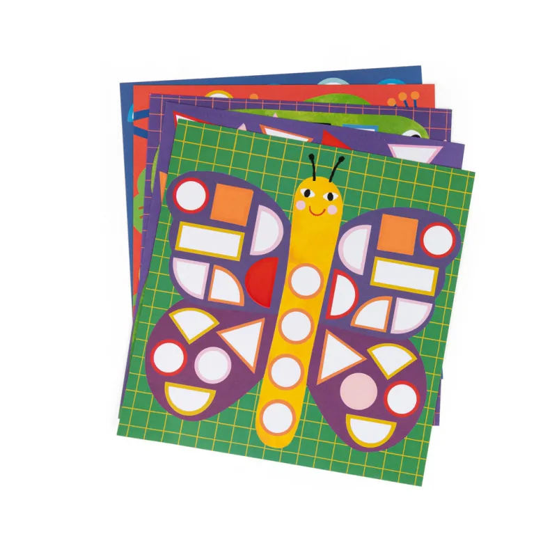 Moulin Roty - Stickers 300 pcs - Geometry - Les Toupitis