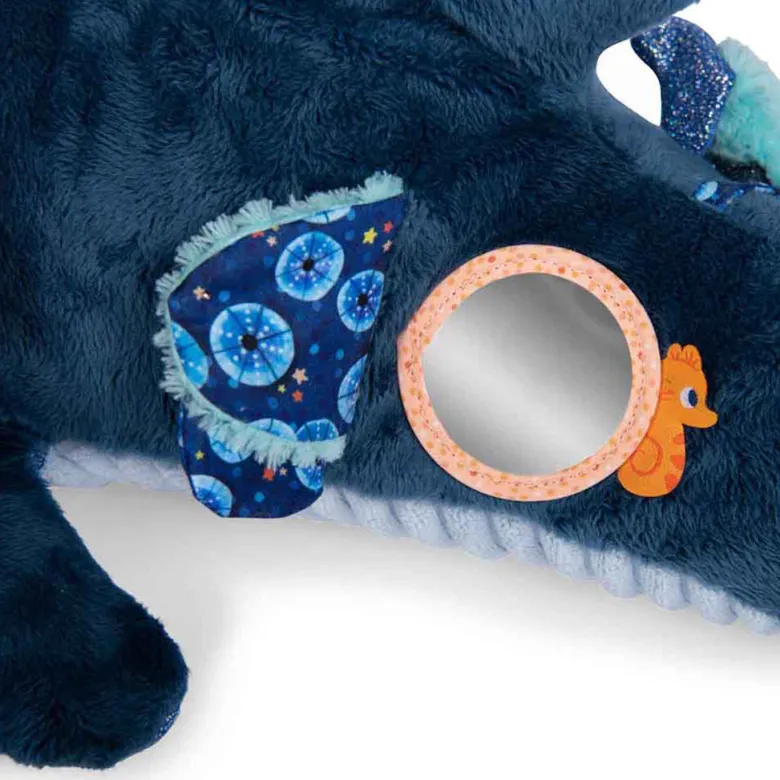 Moulin Roty Activity Plush Toy, Shark 58 cm - Les Aventures de Paulie