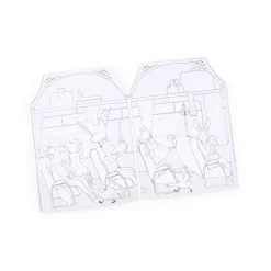 Moulin Roty Coloring Book with 170 Stickers, The Little Dance School