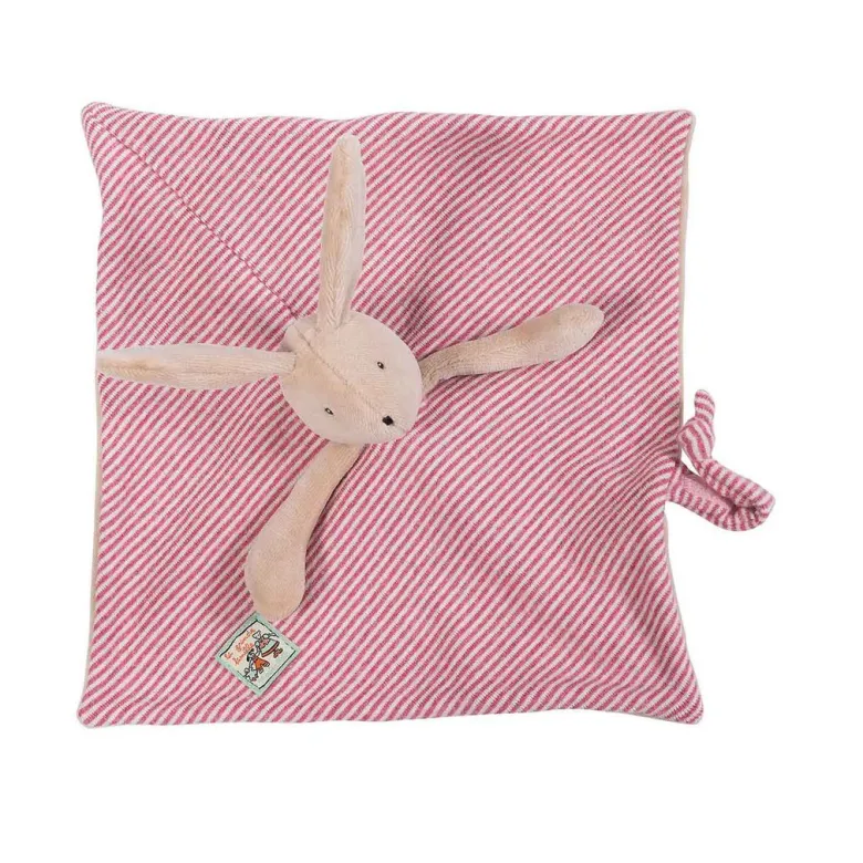Moulin Roty Comfort Blanket, Sylvain the Rabbit - La Grande Famille