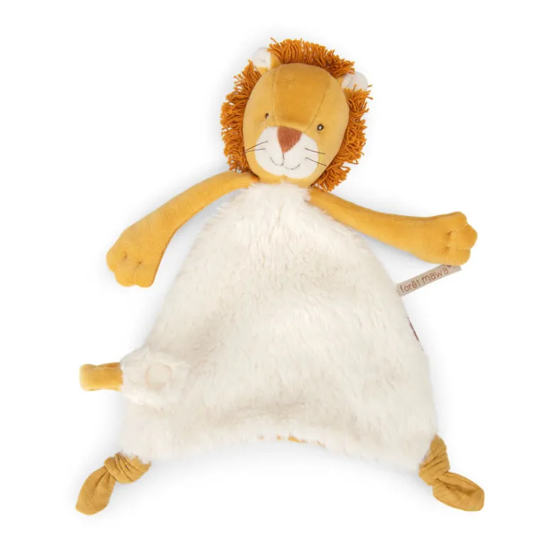 Moulin Roty Comfort Blanket, Mamba the Lion 27 cm - La forêt Mawa
