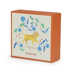 Moulin Roty Comfort Blanket, Mamba the Lion 27 cm - La forêt Mawa