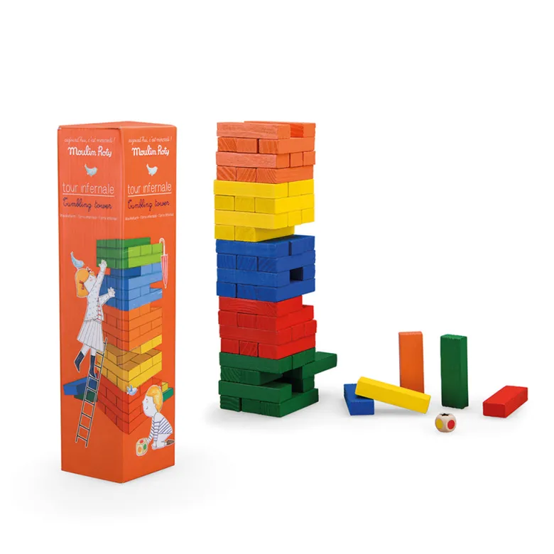Moulin Roty Game, Tumbling Tower