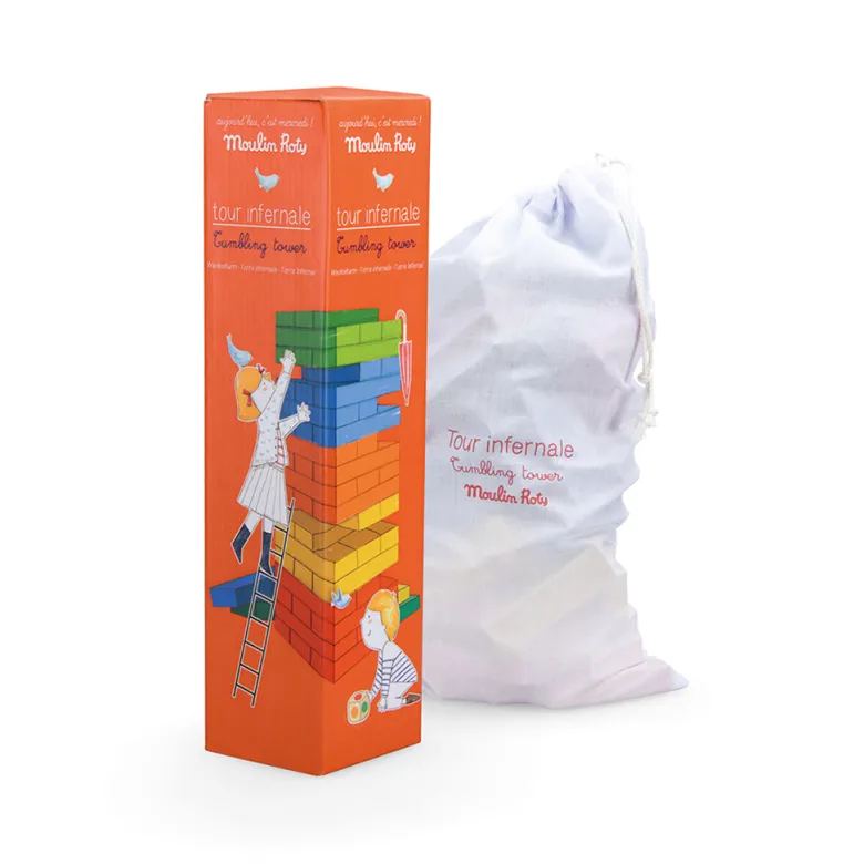 Moulin Roty Game, Tumbling Tower