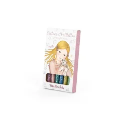 Moulin Roty Glitter Pens Set of 6 - Les Rosalies