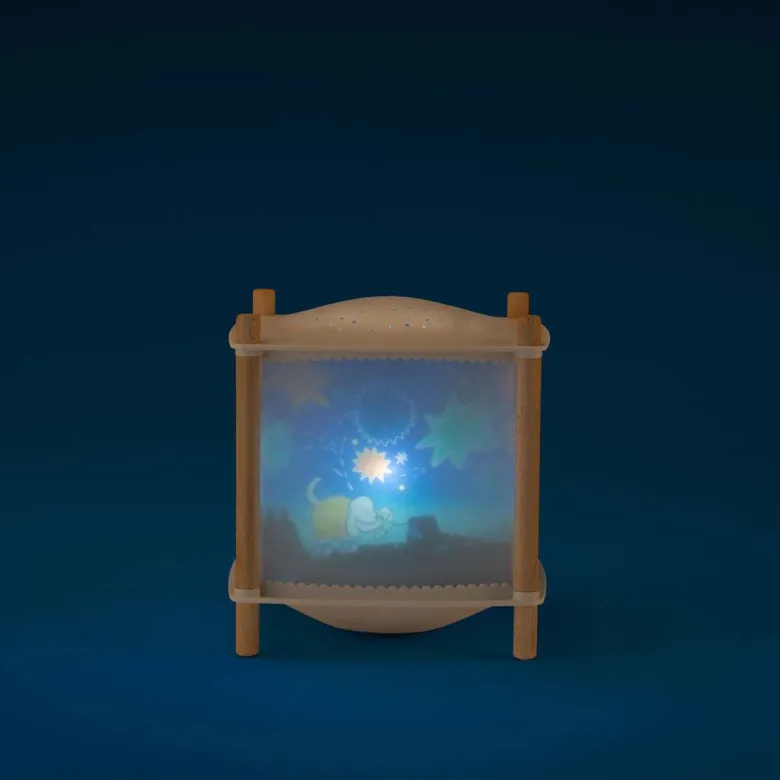 Moulin Roty Magic Lamp (Bluetooth), Puce & Pilou