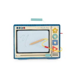 Moulin Roty Magnetic Drawing Board, Puce & Pilou