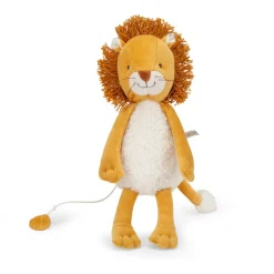 Moulin Roty Musical Plush Toy, Mamba the Lion 27 cm - La forêt Mawa