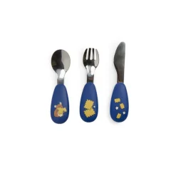 Moulin Roty My First Cutlery Set, Puce & Pilou