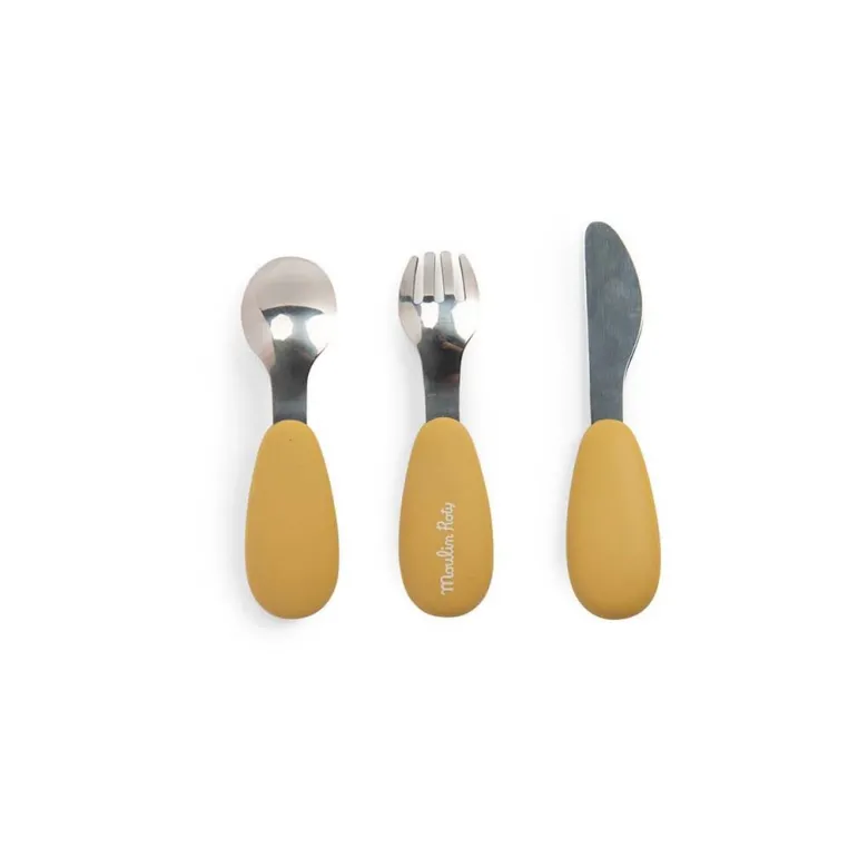 Moulin Roty My First Cutlery Set, Trois Petits Lapins