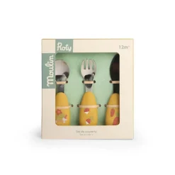 Moulin Roty My First Cutlery Set, Trois Petits Lapins