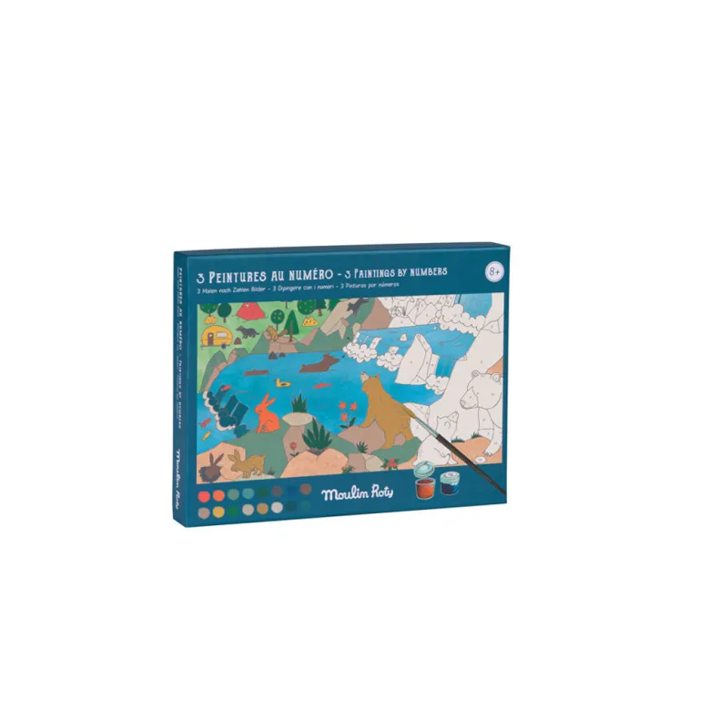 Moulin Roty Paint by Numbers, Explorer Edition