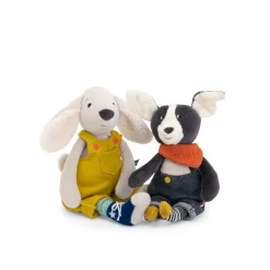 Moulin Roty Plush Toy, Pilou the Dog 37 cm - Puce & Pilou