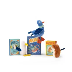 Moulin Roty Plush Toy with Rattle - Pigeon Michel