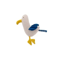 Moulin Roty Plush Toy with Rattle - Seagull Marco