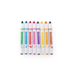 Moulin Roty Set of 8 Stamp Pens, Les Loufoques