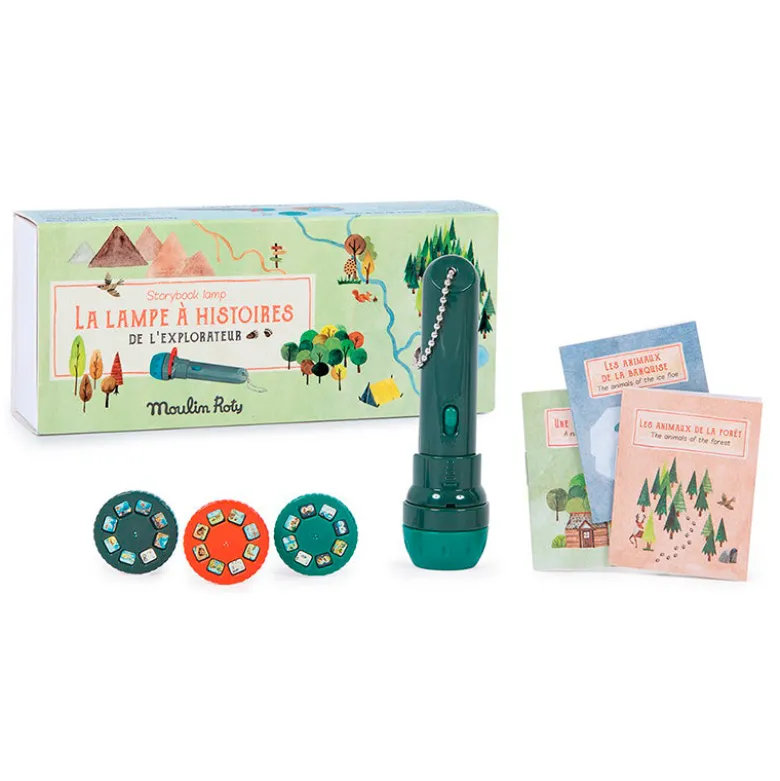 Moulin Roty Shadow Play Flashlight, Tell a Story About Animals