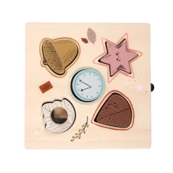 Moulin Roty Shape Sorting Box with Drawer, Après la Pluie