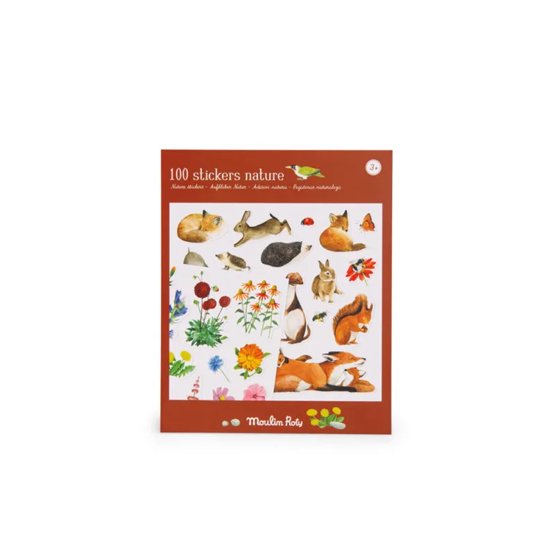 Moulin Roty Stickers, 133 pcs – Nature