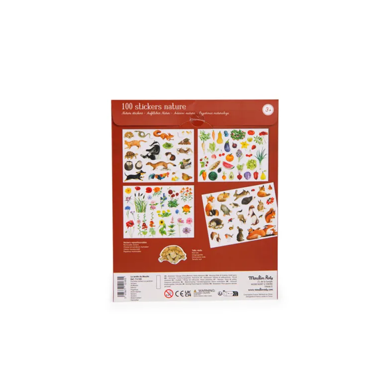 Moulin Roty Stickers, 133 pcs – Nature