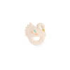 Moulin Roty Swan Teething Ring in Natural Rubber, La Petite Ecole de Danse