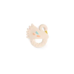 Moulin Roty Swan Teething Ring in Natural Rubber, La Petite Ecole de Danse