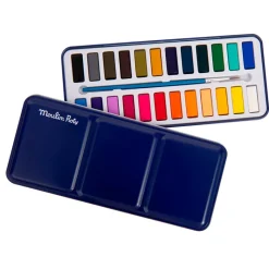 Moulin Roty Watercolour Paint Set, 24 Colours