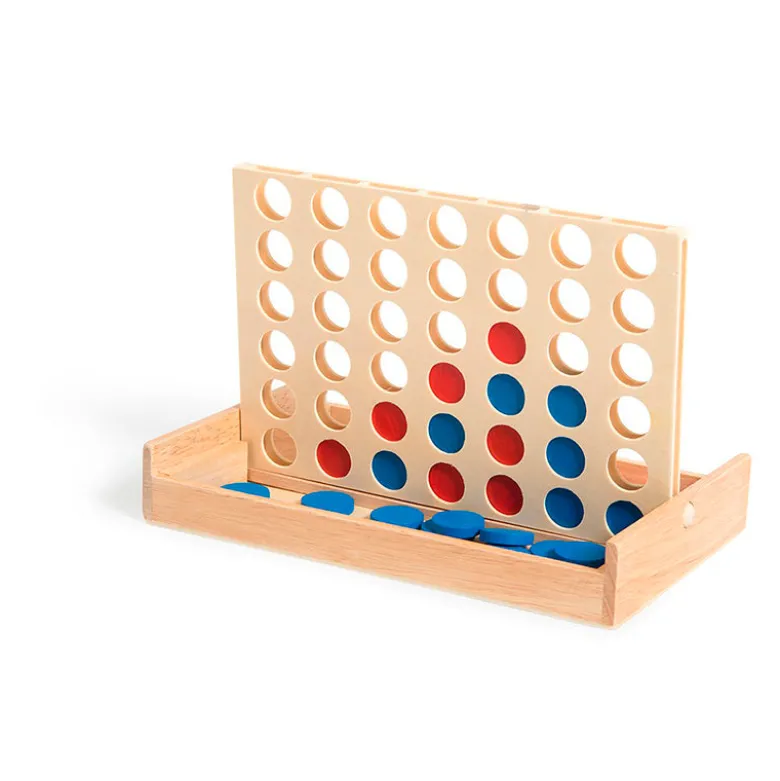 Moulin Roty Wooden Board Game, Four in a Row