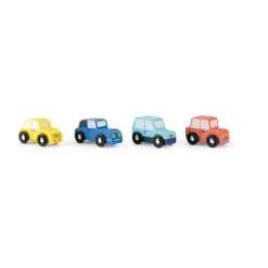 Moulin Roty Wooden Cars, Set of 4 - Avenue du Moulin