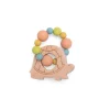 Moulin Roty Wooden Rattle with Teething Ring, Turtle