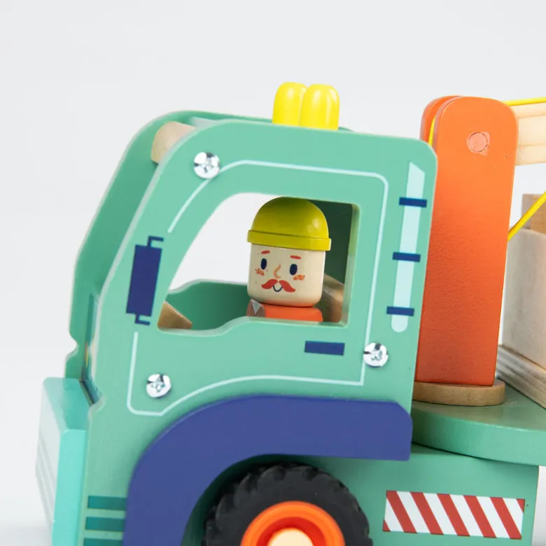 Moulin Roty Wooden Truck, Forest Wagon - Avenue du Moulin