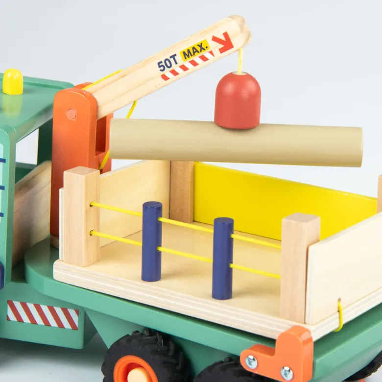 Moulin Roty Wooden Truck, Forest Wagon - Avenue du Moulin
