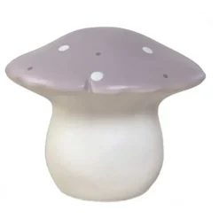 Mushroom Lamp, Medium Toadstool - Lavender