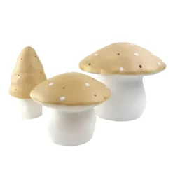 Mushroom Lamp, Petite Toadstool - Mocha
