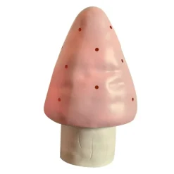 Mushroom Lamp, Petite Toadstool - Vintage Pink