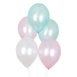My Little Day Balloons, Metallic Pastel Mix Mermaid – Pack of 10