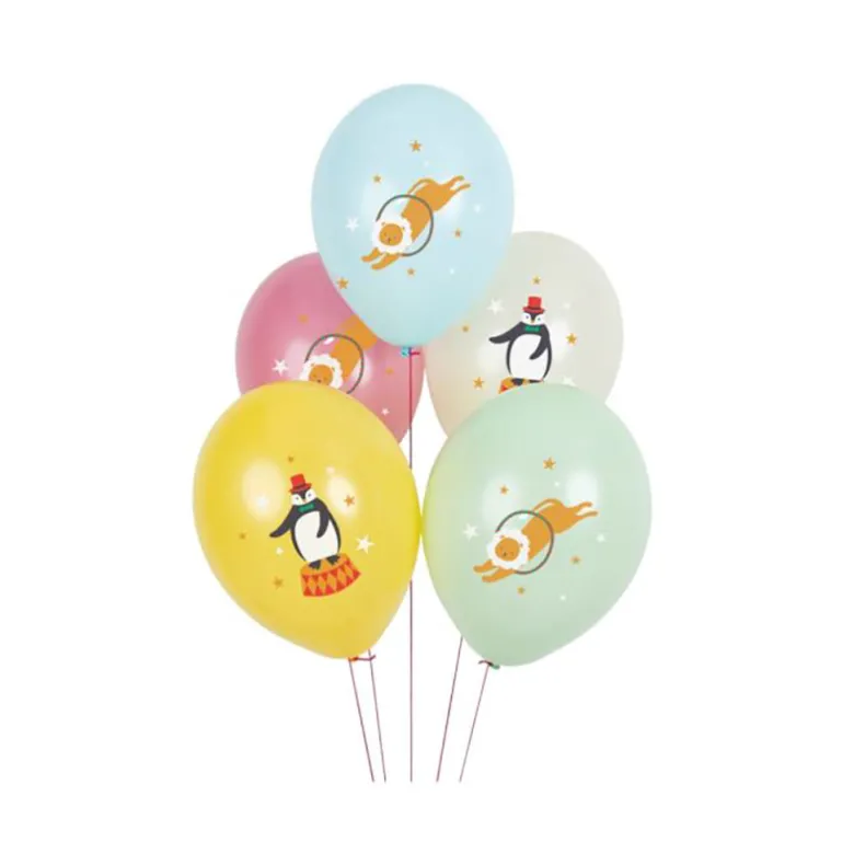 My Little Day balloons, Printed Balloons, Pack of 5 – Circus