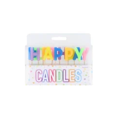 My Little Day Cake Candles, Happy Birthday Multicolor