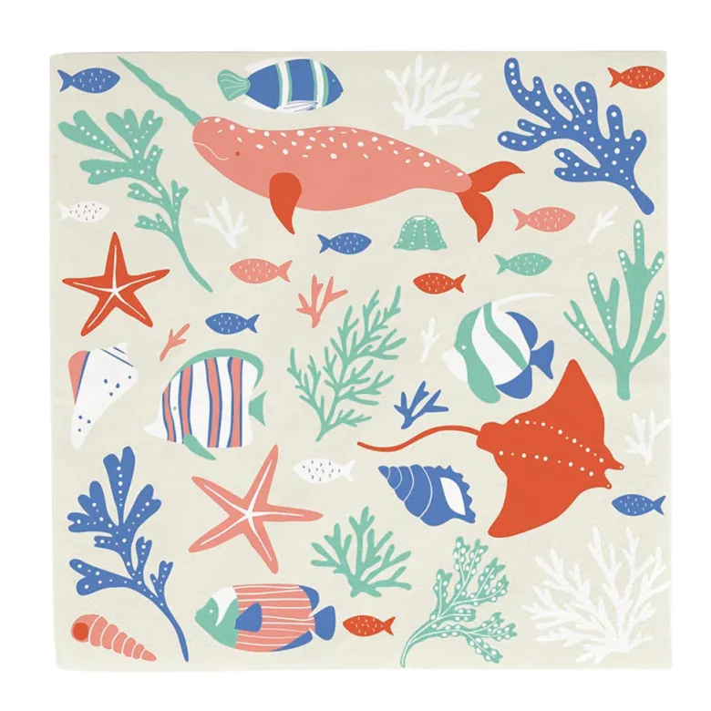 My Little Day Mermaid Napkins – 20 Pieces