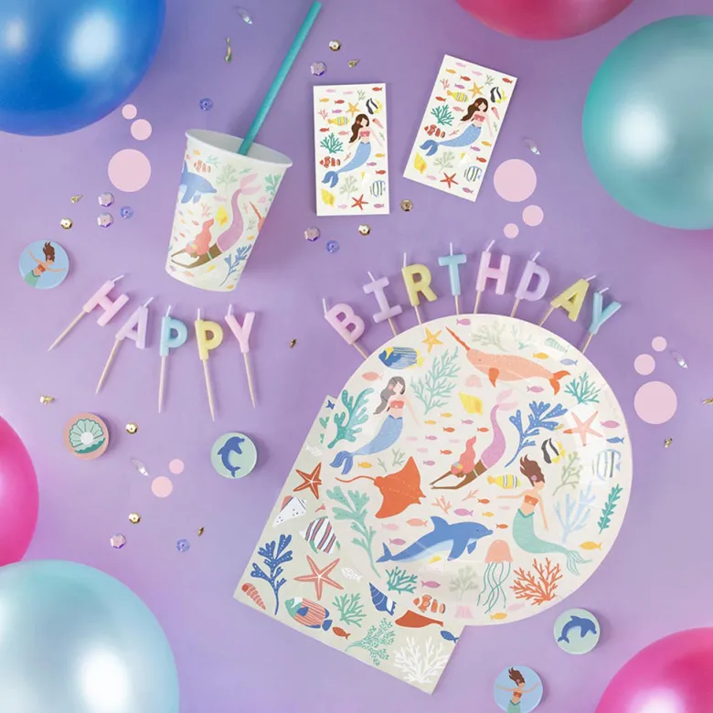 My Little Day Mermaid Napkins – 20 Pieces