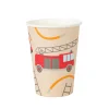 My Little Day Paper Cups, Firefighter Theme - Set of 8